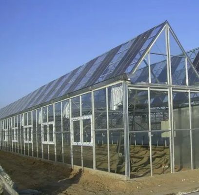 필름 커버 소재와 가열되지 않은 가열을 갖춘 상업용 태양광 온실